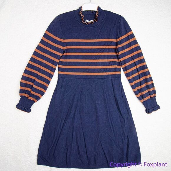 Eliza J Women's Stripped High Neck Knit Dress, plus size 2X - Picture 3 of 15